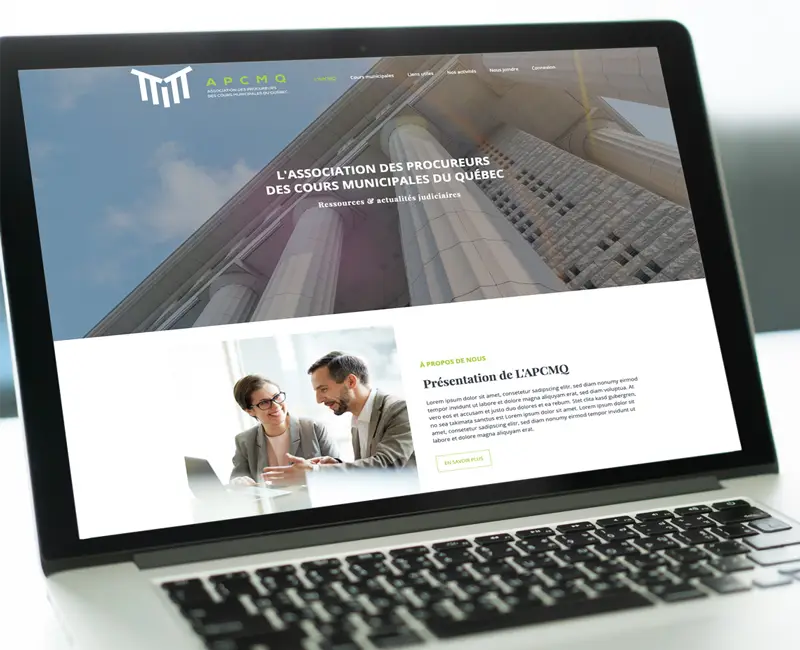 Design de l'interface de APCMQ