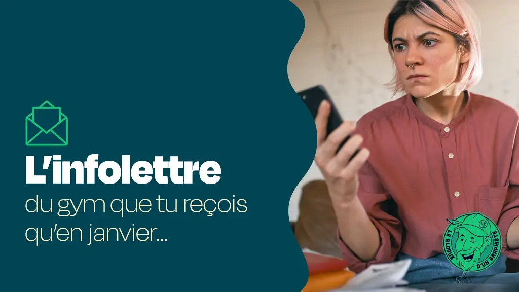 Femme surprise d'avoir enfin un courriel d'une entreprise qu'elle c'est abonnée depuis plusieurs mois.