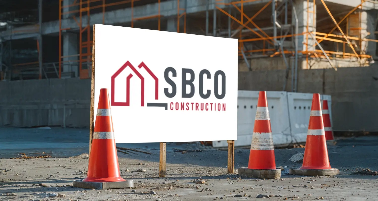 SBCO affiche sur chantier